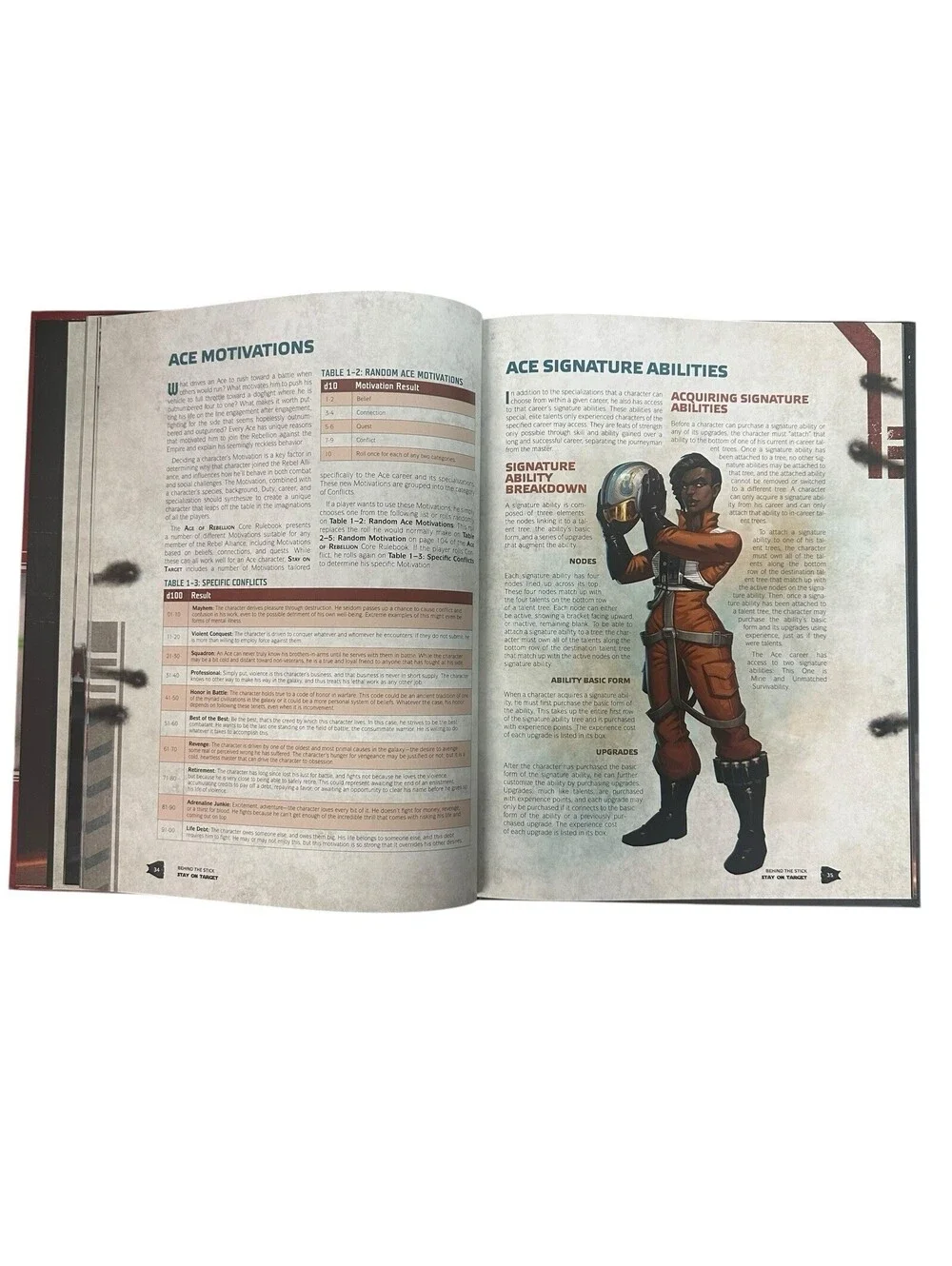 STAR WARS AGE OF REBELLION STAY ON TARGET ROLEPLAYING ACES SOURCEBOOK RPG